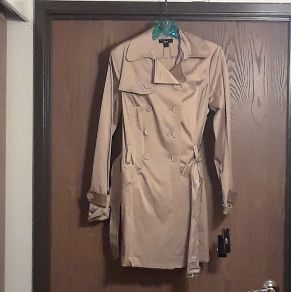 thigh length coat womens